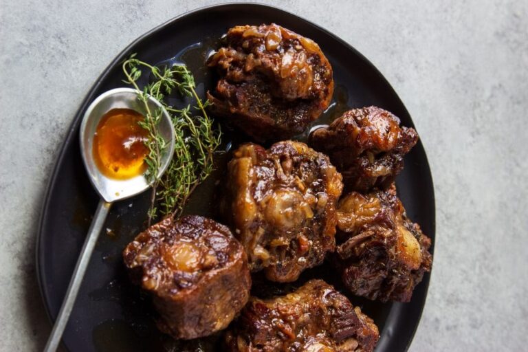 Savory Oxtail and Gravy Infused with Jamaican Spices: A Taste of the Islands