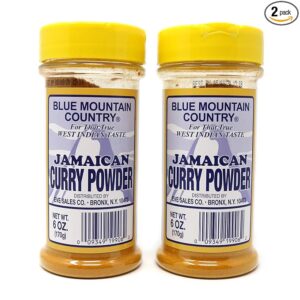 Blue Mountain Country Jamaican Curry Powder 6 Oz (Pack of 2)