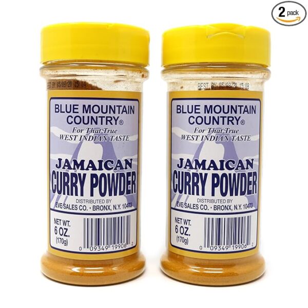 Blue Mountain Country Jamaican Curry Powder 6 Oz (Pack of 2)