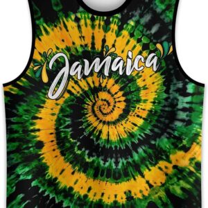 Men's Jamaica Lion Tank Top Jamaican Flag Graphic Printed Vest