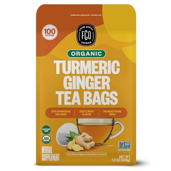 Organic Turmeric Ginger Tea